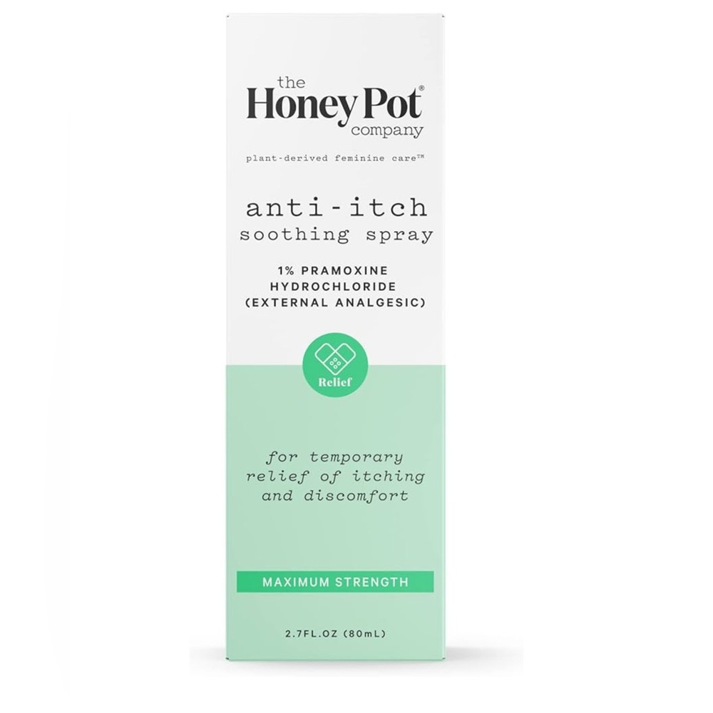 The Honey Pot | Anti-Itch Soothing Spray | Feminine Needs | Relief of discomfort